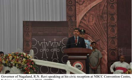 RN Ravi speaks on Naga peace talks at civic reception