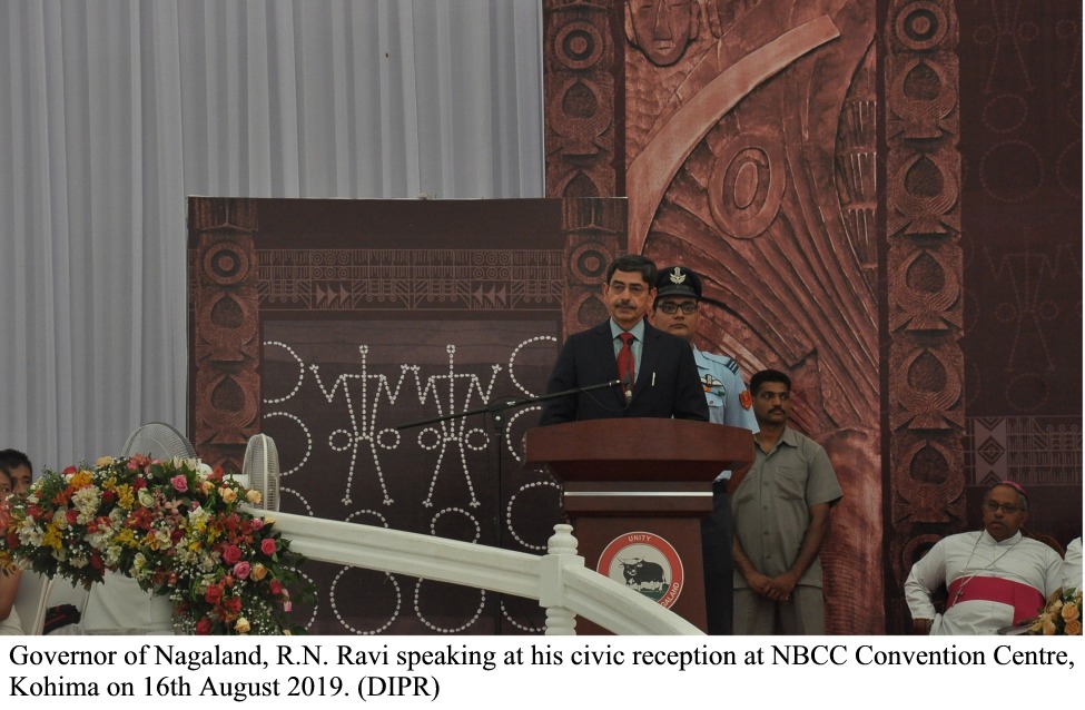 RN Ravi speaks on Naga peace talks at civic reception